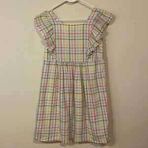 Thereabouts Sz L 14.5 Girls Colorful Plaid Kids Dress
